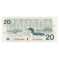 BC-58a-i 1991 Canada $20 Thiessen-Crow, EIK, CIRC