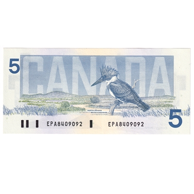 BC-56a-i 1986 Canada $5 Crow-Bouey, EPA, AU