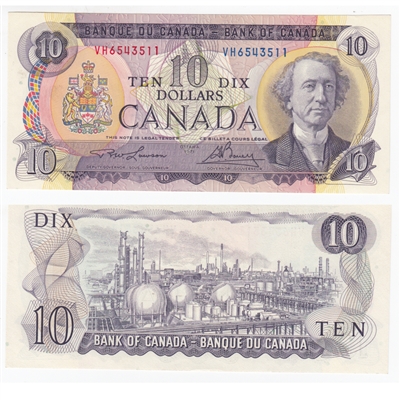 BC-49c 1971 Canada $10 Lawson-Bouey, VH, AU-UNC