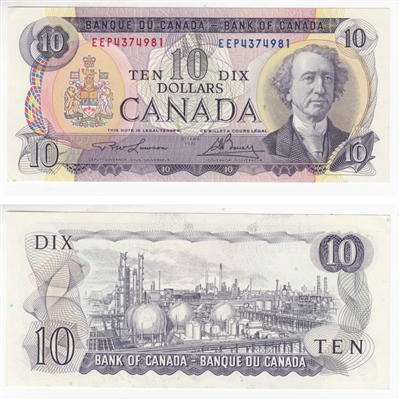 BC-49c-i 1971 Canada $10 Lawson-Bouey, EEP, AU-UNC