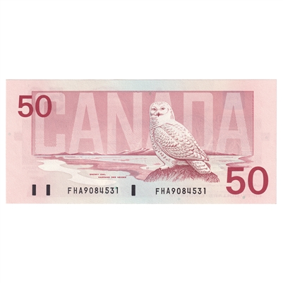 BC-59a 1988 Canada $50 Thiessen-Crow, FHA, UNC