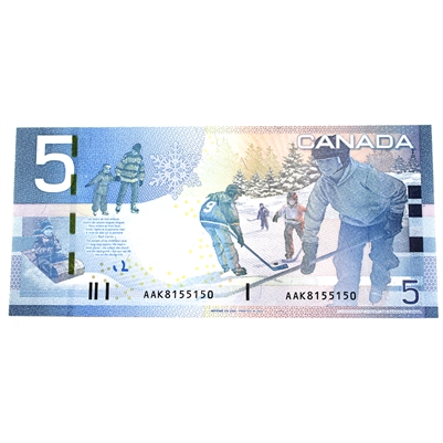 BC-67b 2009 Canada $5 Jenkins-Carney, AAK, CUNC