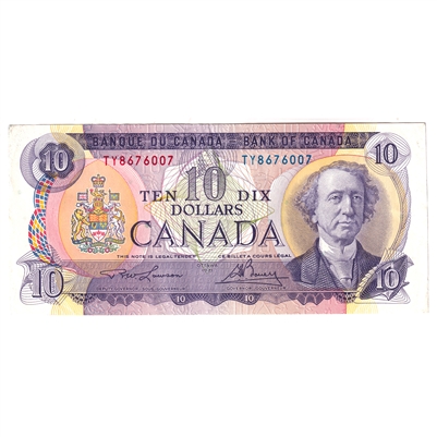 BC-49c 1971 Canada $10 Lawson-Bouey, TY, EF-AU