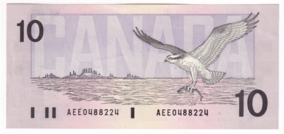 BC-57a 1989 Canada $10 Thiessen-Crow, AEE, AU-UNC