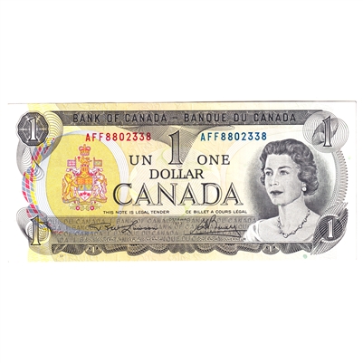 BC-46a-i 1973 Canada $1 Lawson-Bouey, AFF, Lithographed, EF