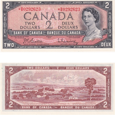 BC-38bA 1954 Canada $2 Beattie-Rasminsky, *B/B, UNC