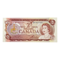 BC-47a 1974 Canada $2 Lawson-Bouey, BF, EF