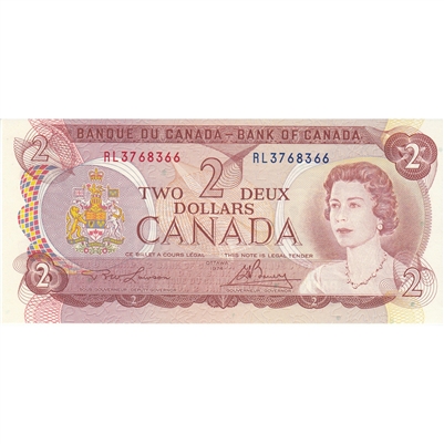 BC-47a 1974 Canada $2 Lawson-Bouey, RL, CUNC