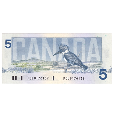 BC-56b 1986 Canada $5 Thiessen-Crow, FOL, CUNC