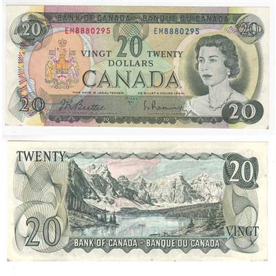 BC-50a 1969 Canada $20 Beattie-Rasminsky, EM, AU
