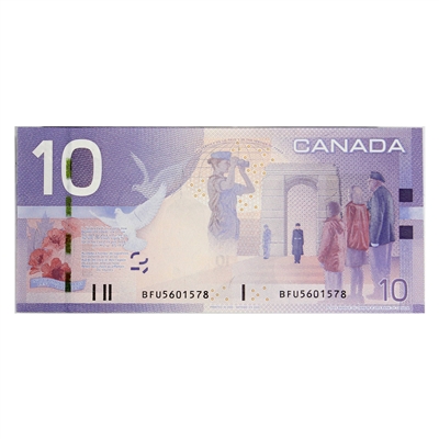 BC-68b 2009 Canada $10 Jenkins-Carney, BFU, CUNC