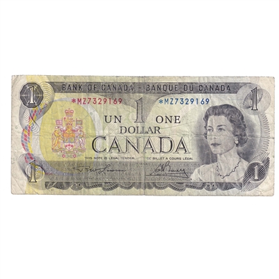 BC-46aA 1973 Canada $1 Lawson-Bouey, *MZ, CIRC