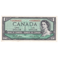 BC-37bA 1954 Canada $1 Beattie-Rasminsky, *A/A, VF