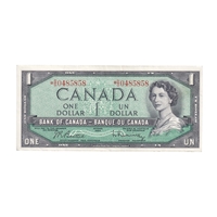BC-37bA 1954 Canada $1 Beattie-Rasminsky, *D/O, AU