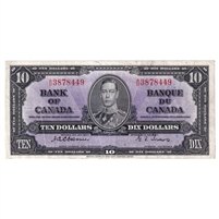 BC-24a 1937 Canada $10 Osborne-Towers, A/D, VF