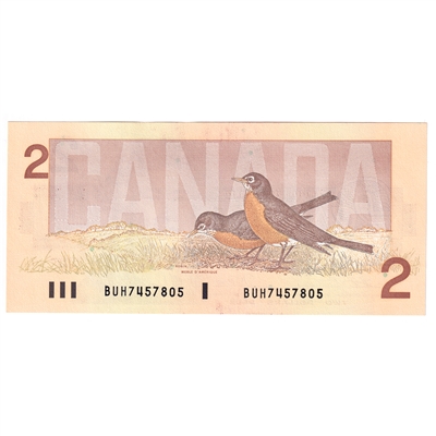 BC-55b 1986 Canada $2 Thiessen-Crow, BUH, UNC