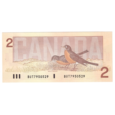 BC-55b 1986 Canada $2 Thiessen-Crow, BUT, CUNC