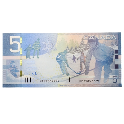 BC-67BA-i 2010 Canada $5 Jenkins-Carney, HPY (9.72-9.99), UNC