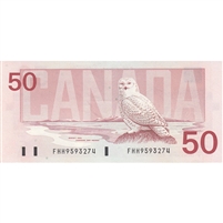 BC-59a 1988 Canada $50 Thiessen-Crow, FHH, AU-UNC