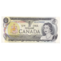 BC-46aA 1973 Canada $1 Lawson-Bouey, *AL, AU
