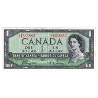 BC-29a 1954 Canada $1 Coyne-Towers, Devil's Face, G/A, EF