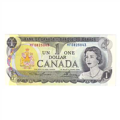 BC-46a 1973 Canada $1 Lawson-Bouey, MF, UNC