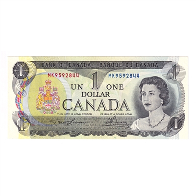 BC-46a 1973 Canada $1 Lawson-Bouey, MK, UNC