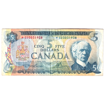 BC-48bA 1972 Canada $5 Lawson-Bouey, *CU, F-VF