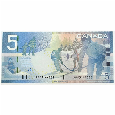 BC-67a 2006 Canada $5 Jenkins-Dodge, APF, UNC