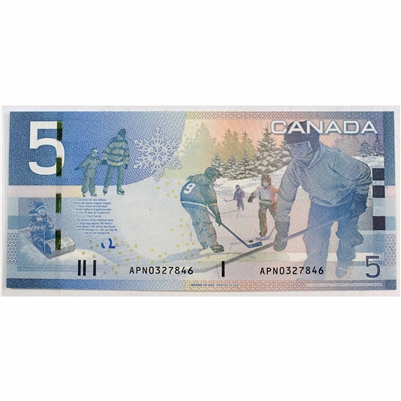 BC-67bA 2008 Canada $5 Jenkins-Carney, APN (0.04-0.36), AU-UNC