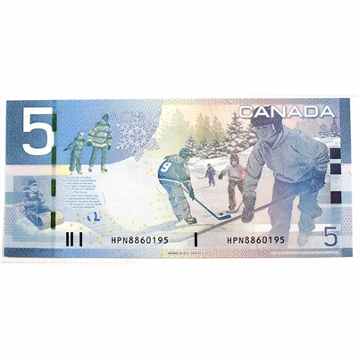 BC-67b-i 2010 Canada $5 Jenkins-Carney, HPN, CUNC