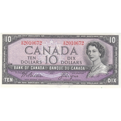 BC-40a 1954 Canada $10 Beattie-Coyne, V/D, AU-UNC