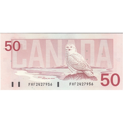 BC-59a 1988 Canada $50 Thiessen-Crow, FHF, UNC