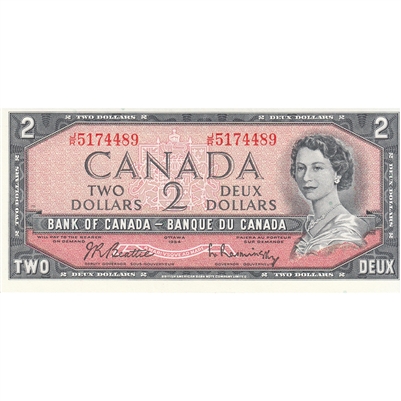 BC-38b 1954 Canada $2 Beattie-Rasminsky, J/R, CUNC