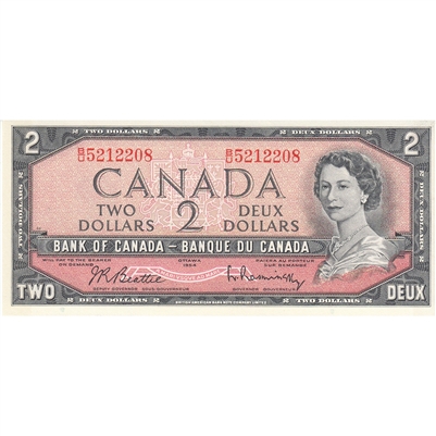 BC-38b 1954 Canada $2 Beattie-Rasminsky, B/U, CUNC