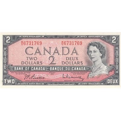 BC-38b 1954 Canada $2 Beattie-Rasminsky, M/U, CUNC