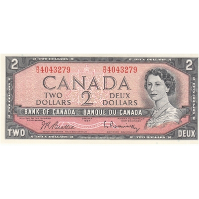 BC-38b 1954 Canada $2 Beattie-Rasminsky, R/U, UNC