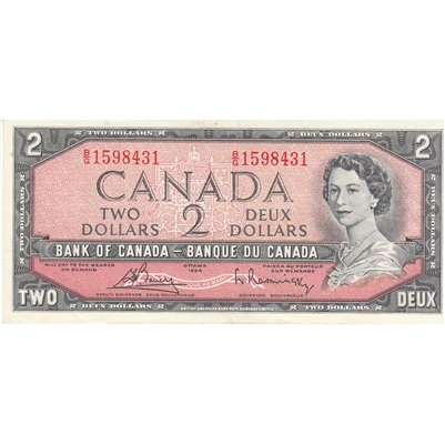 BC-38c 1954 Canada $2 Bouey-Rasminsky, B/G, EF