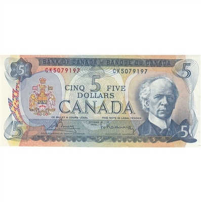 BC-48a 1972 Canada $5 Bouey-Rasminsky, CK, EF