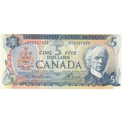 BC-48b 1972 Canada $5 Lawson-Bouey, CY, EF