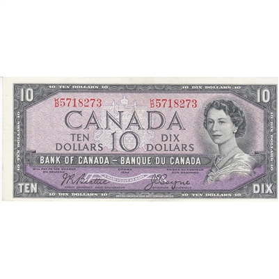 BC-40a 1954 Canada $10 Beattie-Coyne, K/D, EF