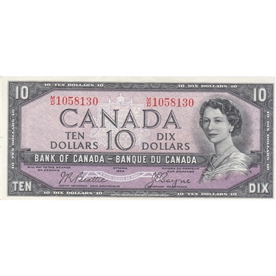 BC-40a 1954 Canada $10 Beattie-Coyne, M/D, VF-EF