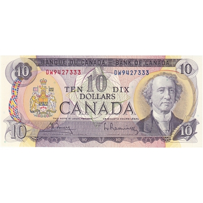 BC-49b 1971 Canada $10 Bouey-Rasminsky, DW, CUNC