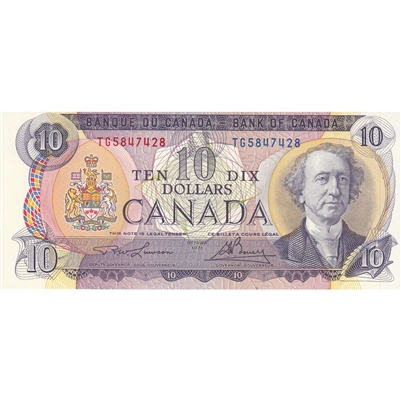 BC-49c 1971 Canada $10 Lawson-Bouey, TG, CUNC