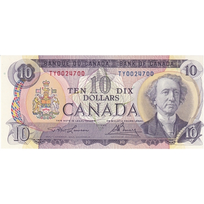 BC-49c 1971 Canada $10 Lawson-Bouey, TY, CUNC