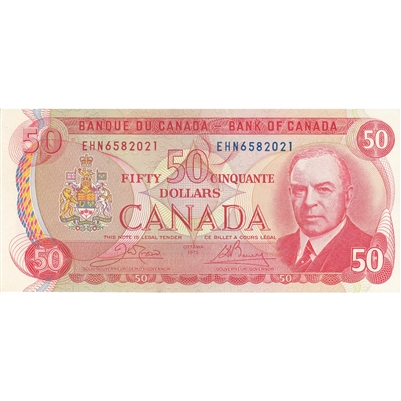 BC-51b 1975 Canada $50 Crow-Bouey, EHN, AU-UNC