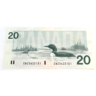 BC-58dA 1991 Canada $20 Knight-Dodge, EWZ (5.616-5.652), AU-UNC