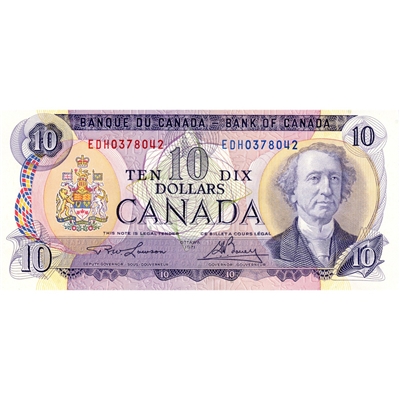 BC-49c-i 1971 Canada $10 Lawson-Bouey, EDH, AU-UNC