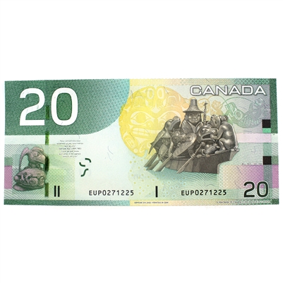 BC-64b 2009 Canada $20 Jenkins-Carney, EUP, CUNC