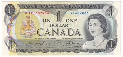 BC-46aA 1973 Canada $1 Lawson-Bouey, *IV, AU-UNC